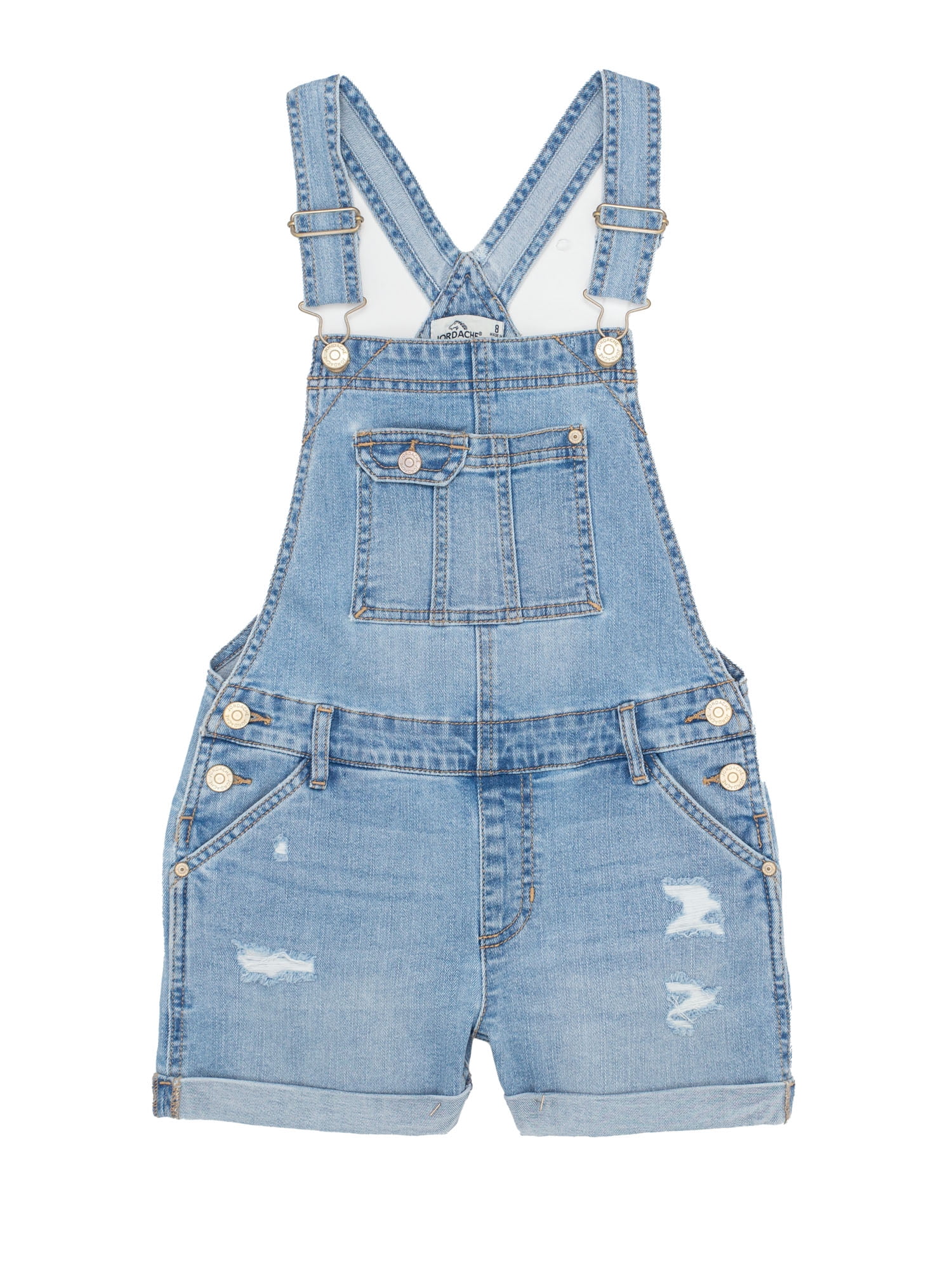 Jordache Girls Boyfriend Shortall, Sizes 4-18