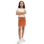 JORDACHE Girls Corduroy Button Front Skirt, Sizes XS-XXL