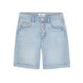 thumbnail image 1 of Jordache Girls Exposed Button Bermuda Shorts, Sizes 5-18, 1 of 3