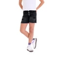 thumbnail image 1 of Jordache Girls Exposed Button Midi Short, Sizes 5-18, 1 of 9