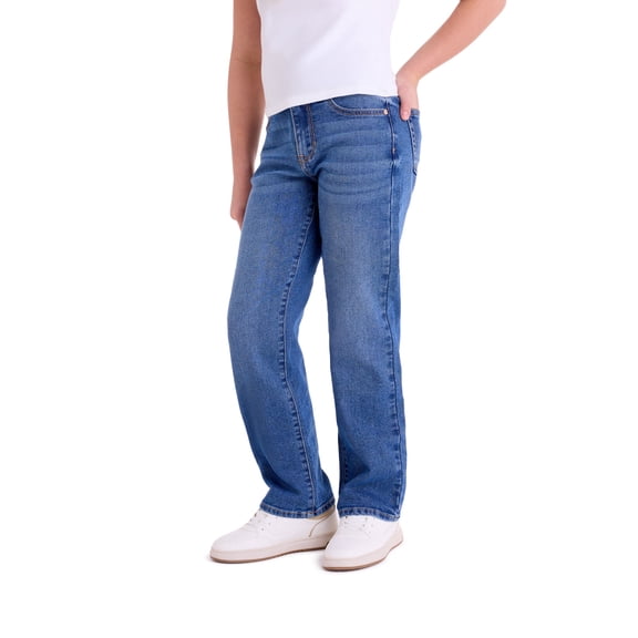 Jordache Girls High Rise Baggy Straight Jean, Sizes 5-18
