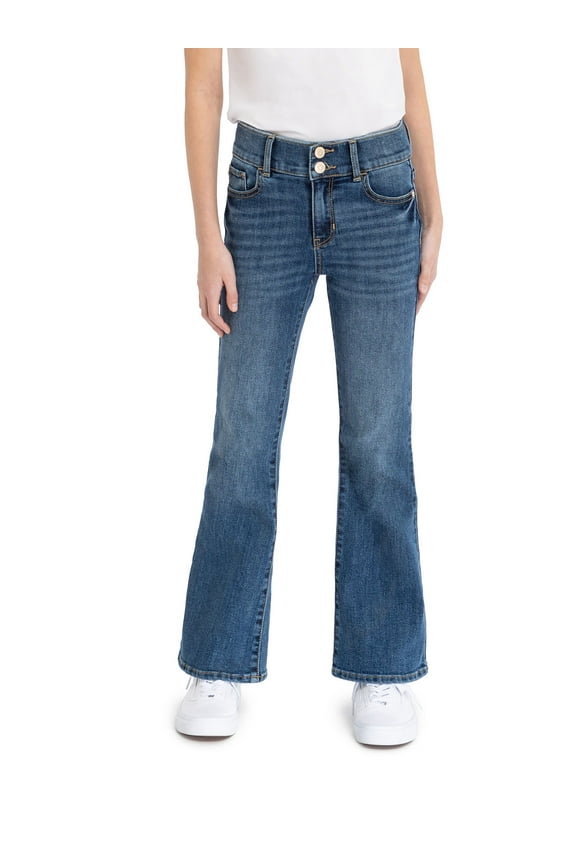 Girls High Rise Flare, Sizes 5-18