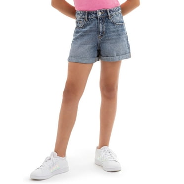 Jordache Girls Exposed Button Bermuda Shorts, Sizes 4-18 & Plus ...