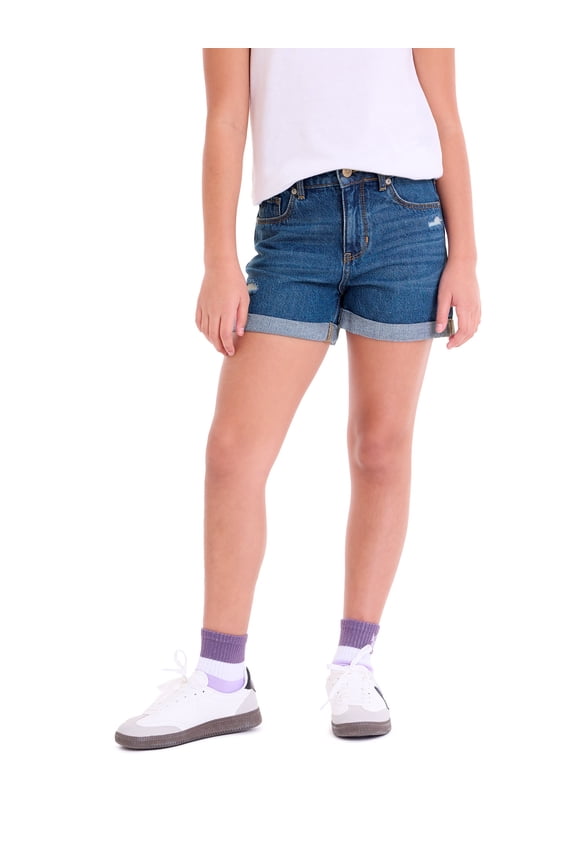 Girls High Rise Mom Short, Sizes 5-18