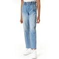 thumbnail image 1 of Jordache Girls High Rise Paperbag Mom Jean, Sizes 5-18, 1 of 5