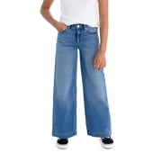 JORDACHE Girls High Rise Wide Leg Jean, Sizes 5-18