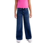 JORDACHE Girls High Rise Wide Leg Jean, Sizes 5-18
