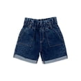 thumbnail image 1 of Jordache Girls Paperbag Waist Midi Shorts, Sizes 4-18 & Plus, 1 of 2