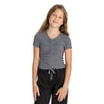 thumbnail image 1 of Jordache Ruched Front Top Grey, 1 of 6