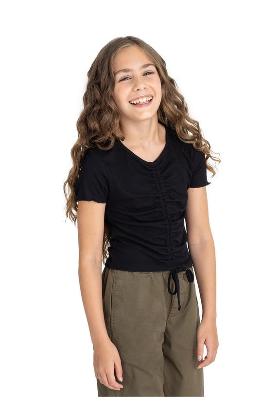 Girls Ruched Front Top, Sizes 4-18