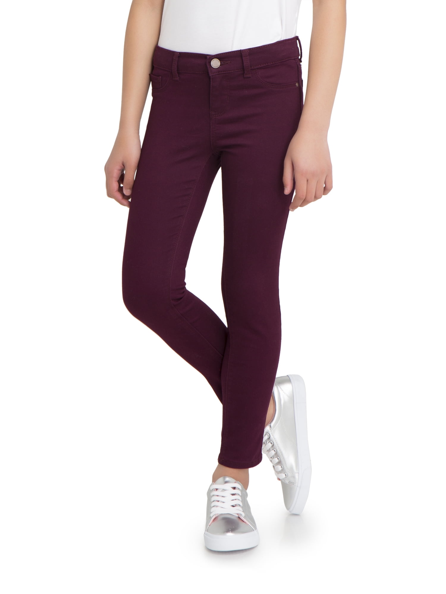 Jordache Girls Super Soft Skinny Premium Jean Pants (Pebblestone)