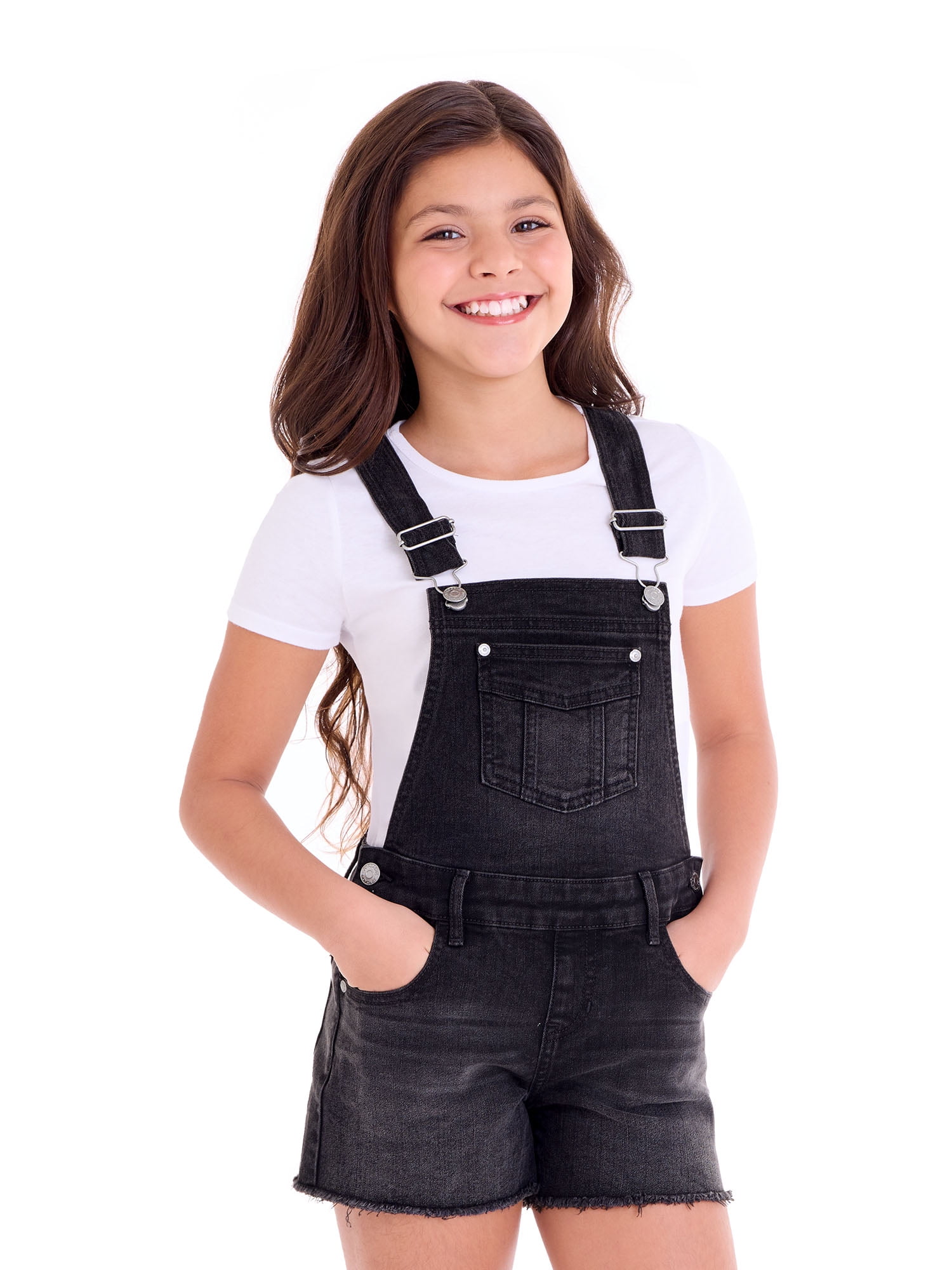 Jordache Girls Denim Shortall, Sizes 4-18