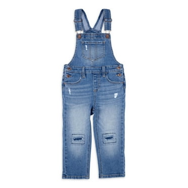 Jordache Toddler Boys Destructed Denim Overall (12M-5T)
