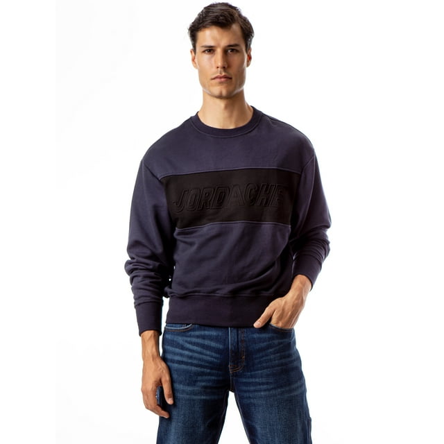Jordache Vintage Men's Aaron Colorblocked Sweatshirt