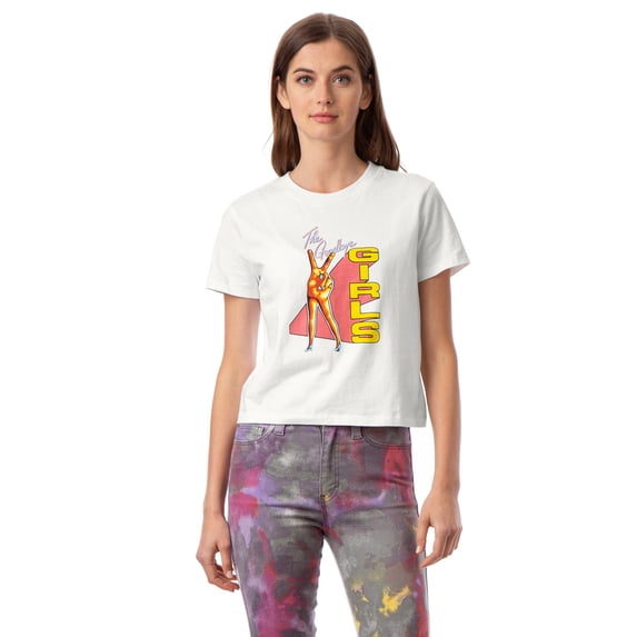 Jordache Vintage Women's Carla 'Goodbye Girls' Boxy Crewneck Graphic T-Shirt