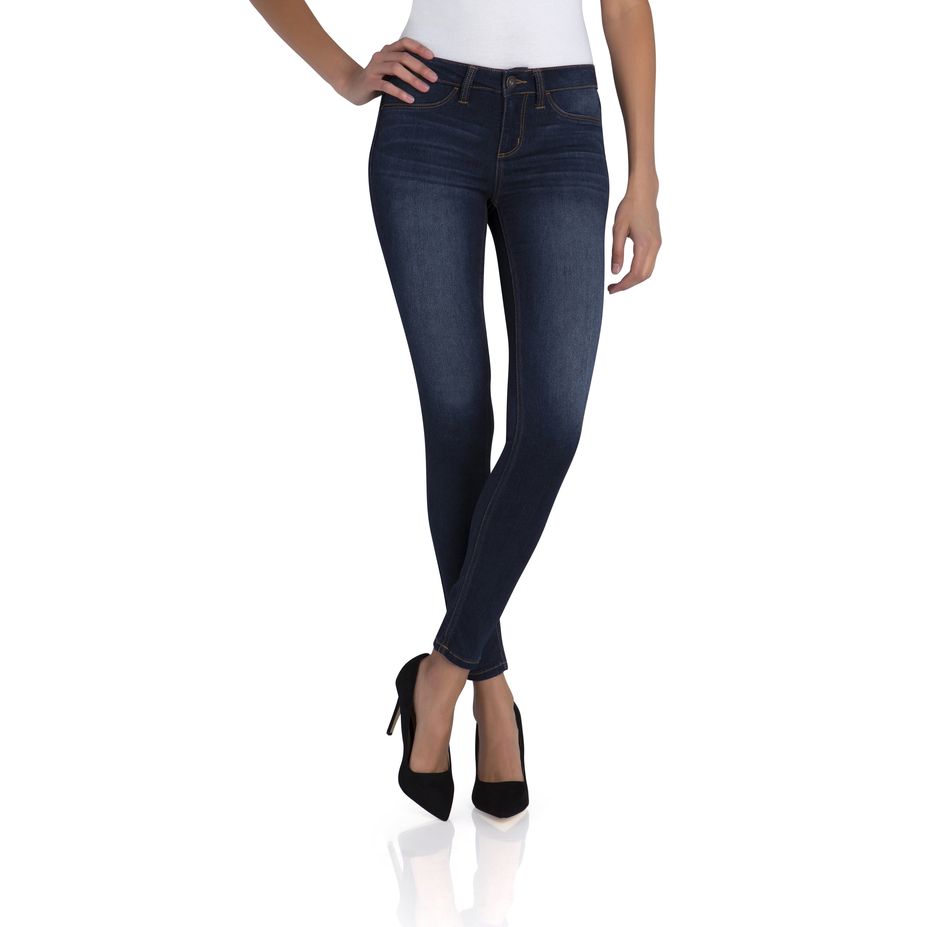 Jordache Women's Essential High Rise Super Skinny Jean - Walmart.com