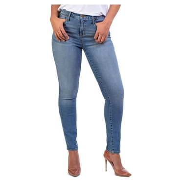 Jordache Women's and Women's Plus Essential High Rise Super Skinny Jean, Available in 28", 30" Inseams, Sizes 2-22