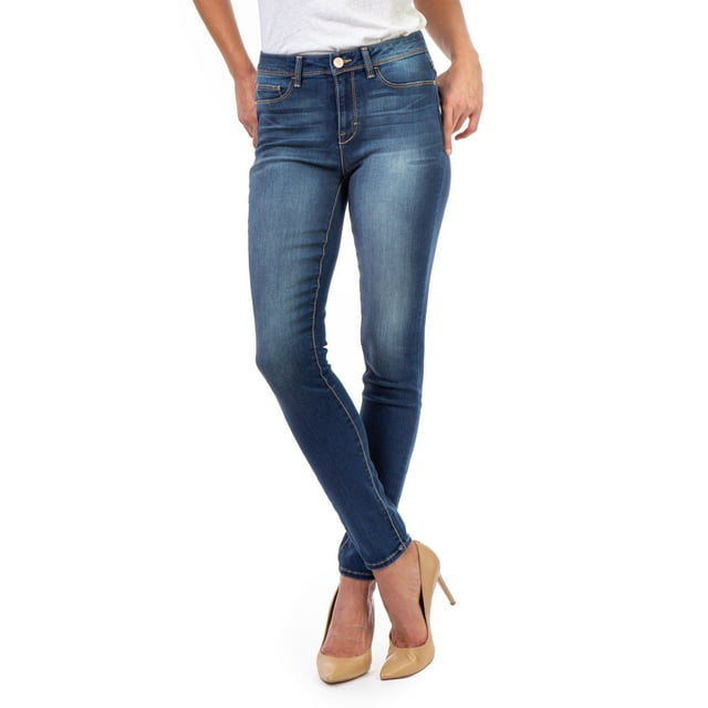Jordache Women's Essential High Rise Super Skinny Jean - Walmart.com