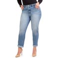 thumbnail image 1 of Jordache Women's High Rise Curvy Mom Jeans, Sizes 2-22, 1 of 3