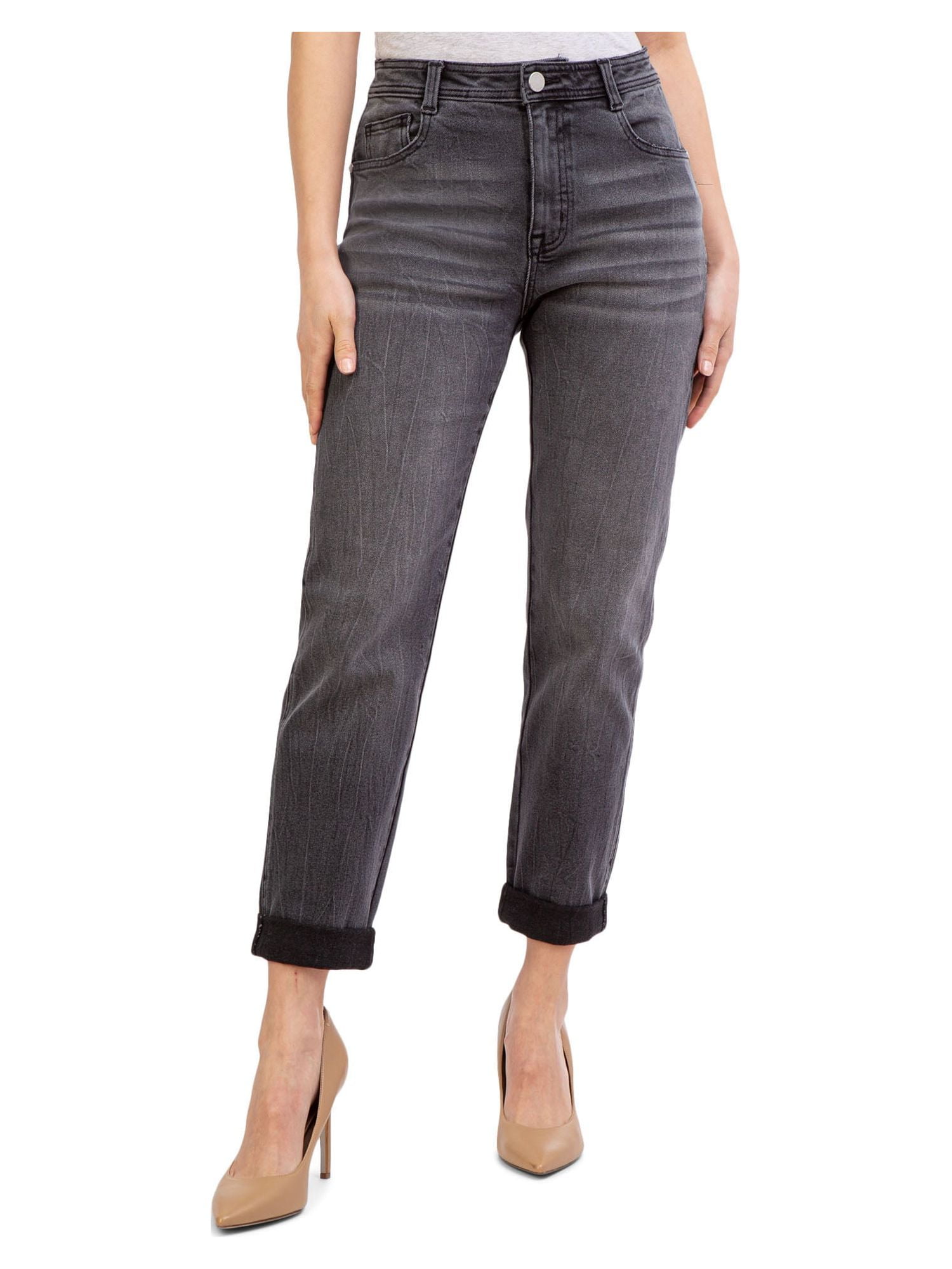 Jordache Women's High Rise Curvy Mom Jeans, Sizes 222