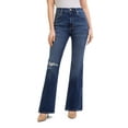 thumbnail image 1 of Jordache Women's High Rise Flare Jeans, Available in 27", 30", 32" Inseams, 1 of 3