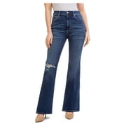Jordache Women's High Rise Flare Jeans, Available in 27", 30", 32" Inseams