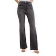 thumbnail image 1 of Jordache Women's High Rise Flare Jeans, Available in 27", 30", 32" Inseams, 1 of 3