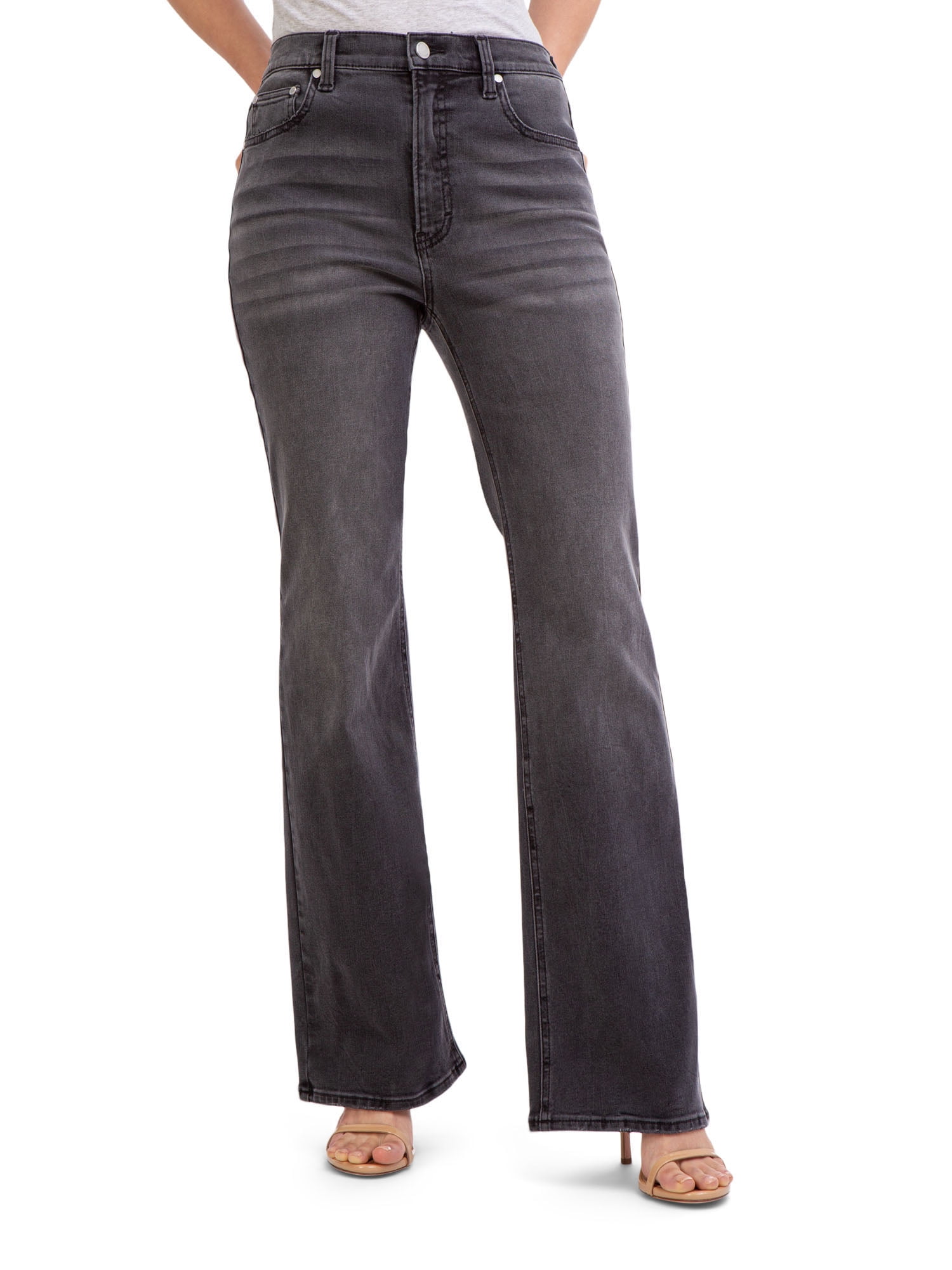 Jordache Women's High Rise Flare Jeans