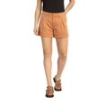 thumbnail image 1 of Jordache Women's High Rise Pleated Rolled Cuff Short, 1 of 5