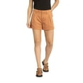 thumbnail image 1 of Jordache Women's High Rise Pleated Rolled Cuff Short, 1 of 5