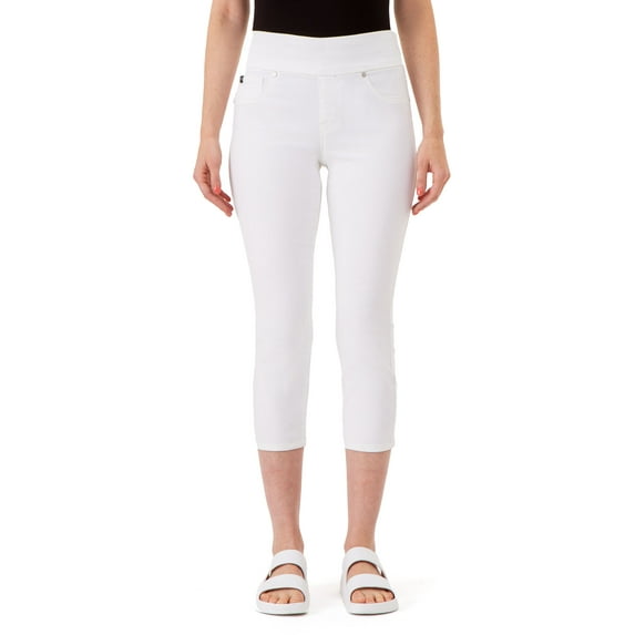 Jordache Women's High Rise Pull On Capri Jeggings