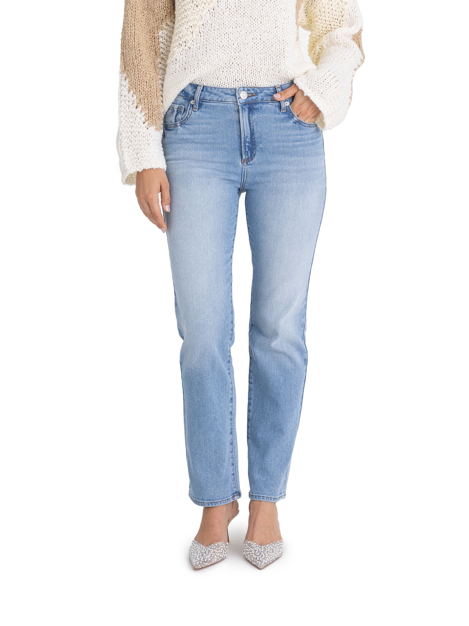 Jordache Women's High Rise Straight Jeans, Sizes 2-22
