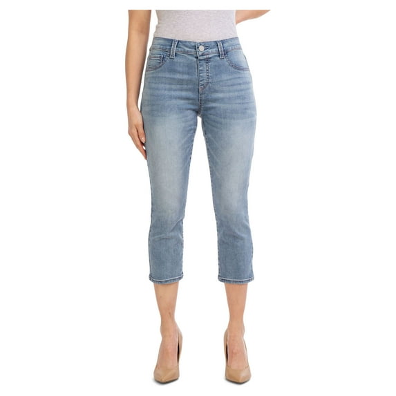 Jordache Women's High Rise Pull On Super Skinny Capri