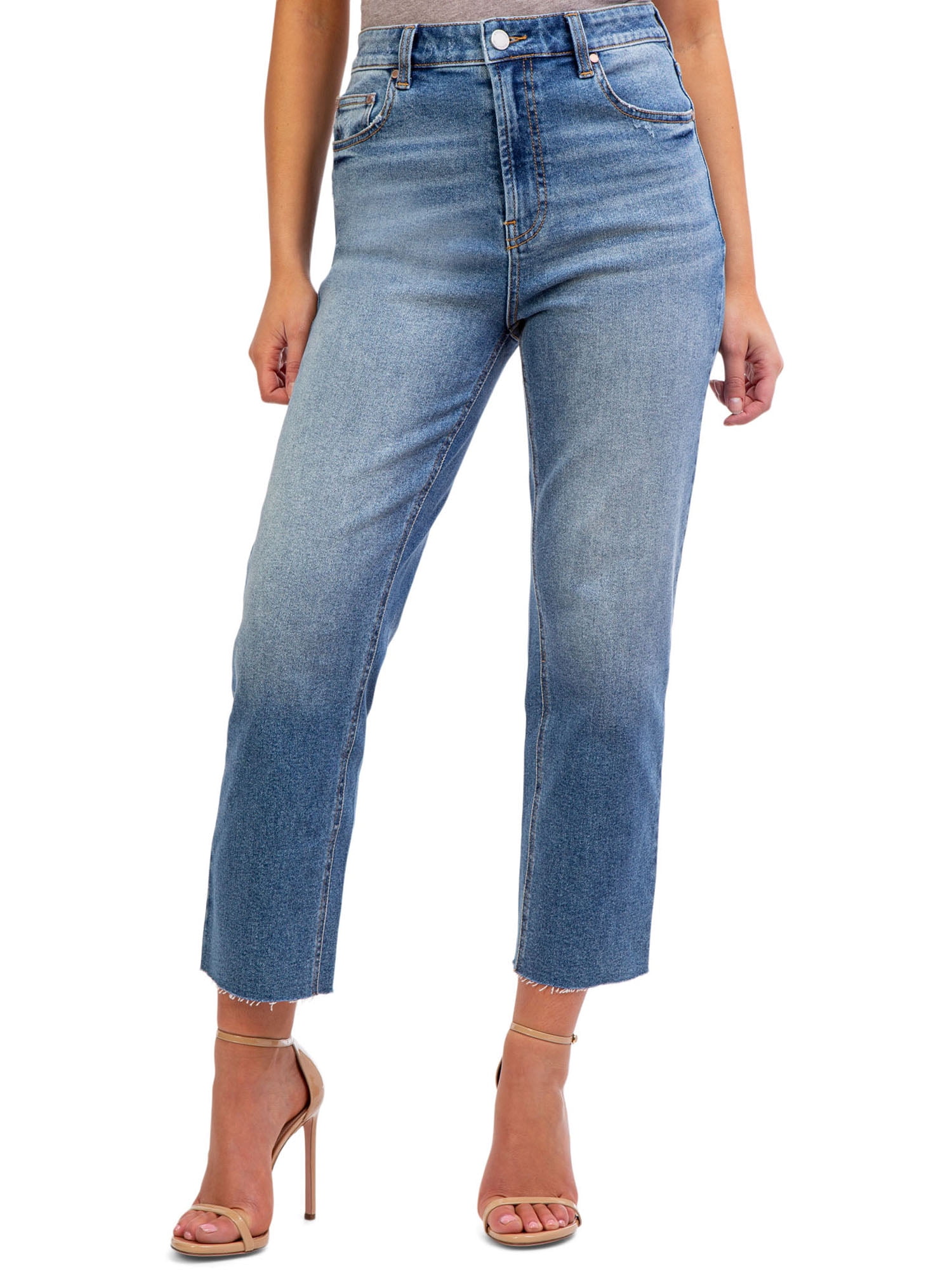 Jordache Women's High Rise Straight Jeans, Sizes 222