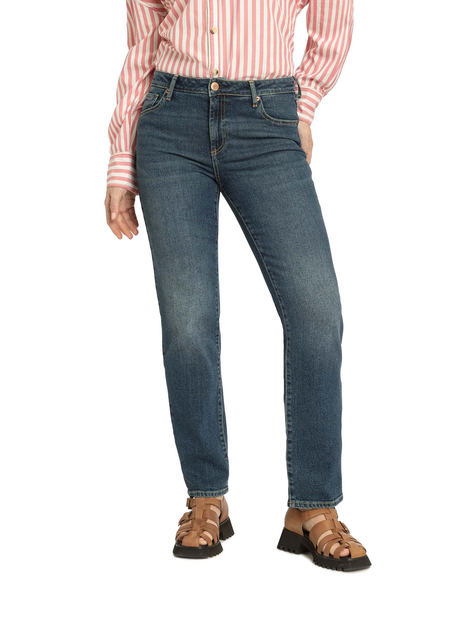 Jordache Women's High Rise Straight Jeans, Sizes 2-22