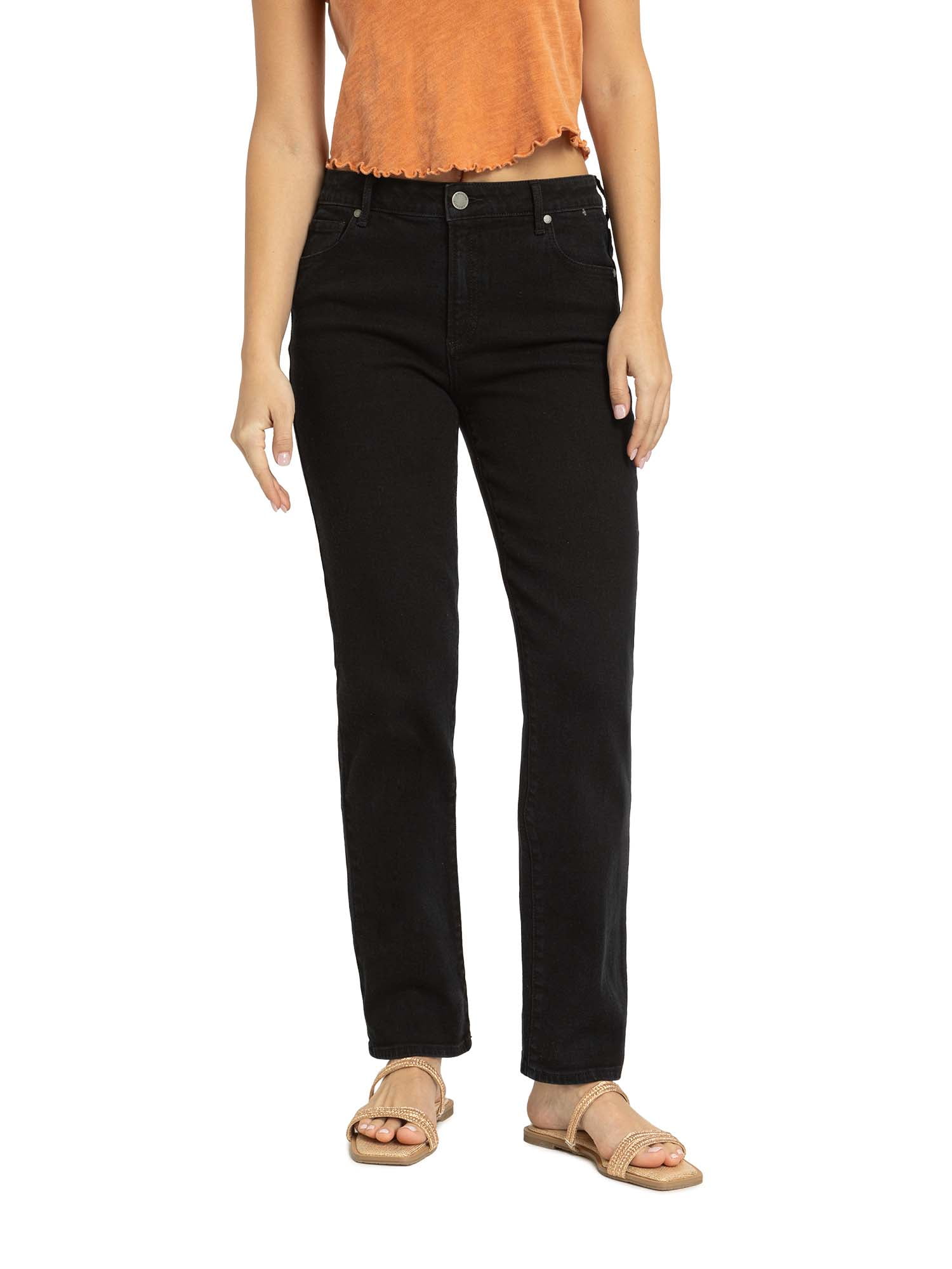 Jordache Women's High Rise Straight Jeans, Sizes 2-22