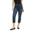 Jordache Women's High Rise Pull On Capri Jeggings