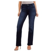 Jordache Women’s Mid Rise Bootcut Jeans, Regular and Short Inseam