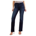 Shop Jordache Women s Mid Rise Bootcut Jeans, Regular and Short Inseam