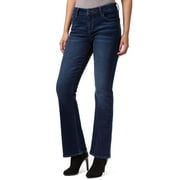 JORDACHE Women's Mid Rise Curvy Bootcut Jeans, Available in 32" Inseam