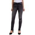thumbnail image 1 of Jordache Women's Mid Rise Skinny Jeans, Available in 29" and 31" Inseams, Sizes 2-22, 1 of 3