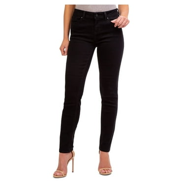 Jordache Women's and Women's Plus Mid Rise Skinny Jeans, Available in 29" and 31" Inseams, Sizes 2-22