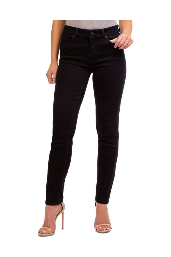 Women's and Women's Plus Mid-Rise Skinny Jeans, Sizes 2-22