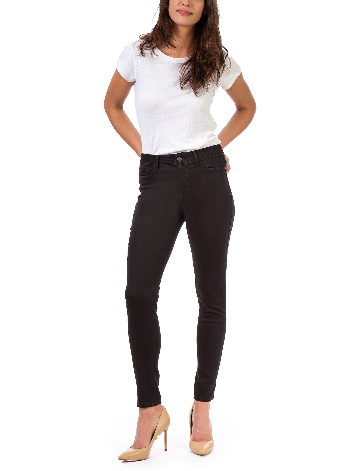 Jordache Women's and Women's Plus Essential High Rise Super Skinny Jean, Sizes 2-22