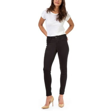 Jordache Women's and Women's Plus Essential High Rise Super Skinny Jean, Available in 28", 30" Inseams, Sizes 2-22