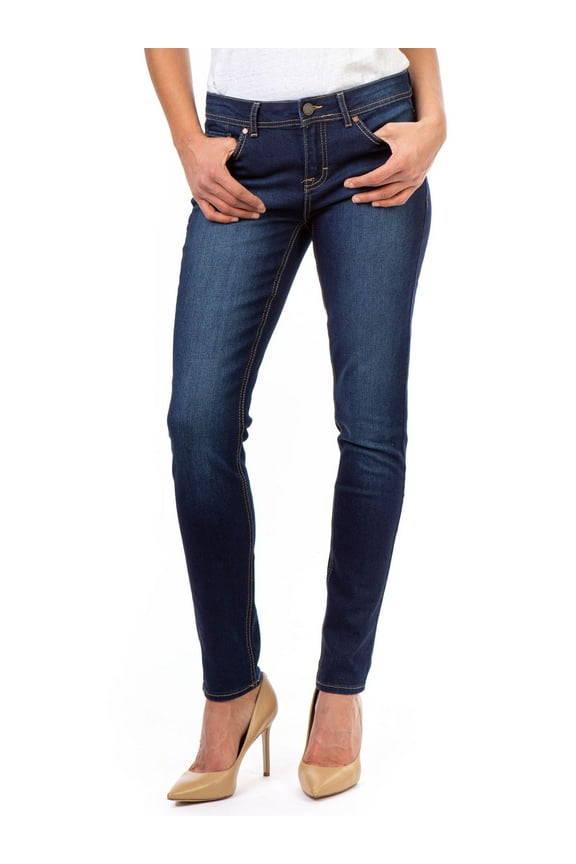 Women's and Women's Plus Mid-Rise Skinny Jeans, Sizes 2-22