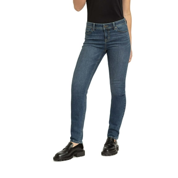 Jordache Women's and Women's Plus Mid-Rise Skinny Jeans, Sizes 2-22