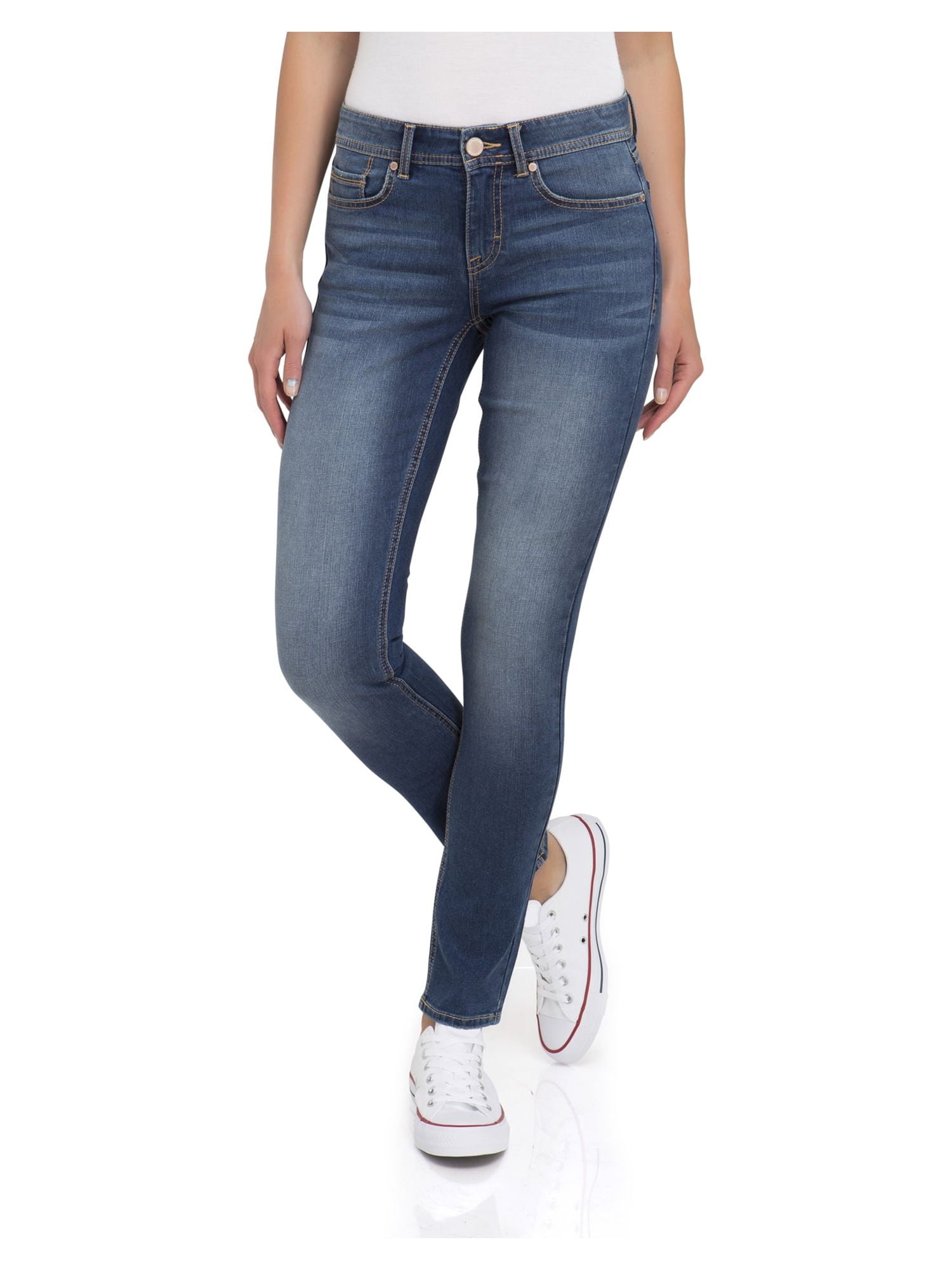 Jordache Women's and Women's Plus Essential High Rise Super Skinny Jean, Sizes 2-22
