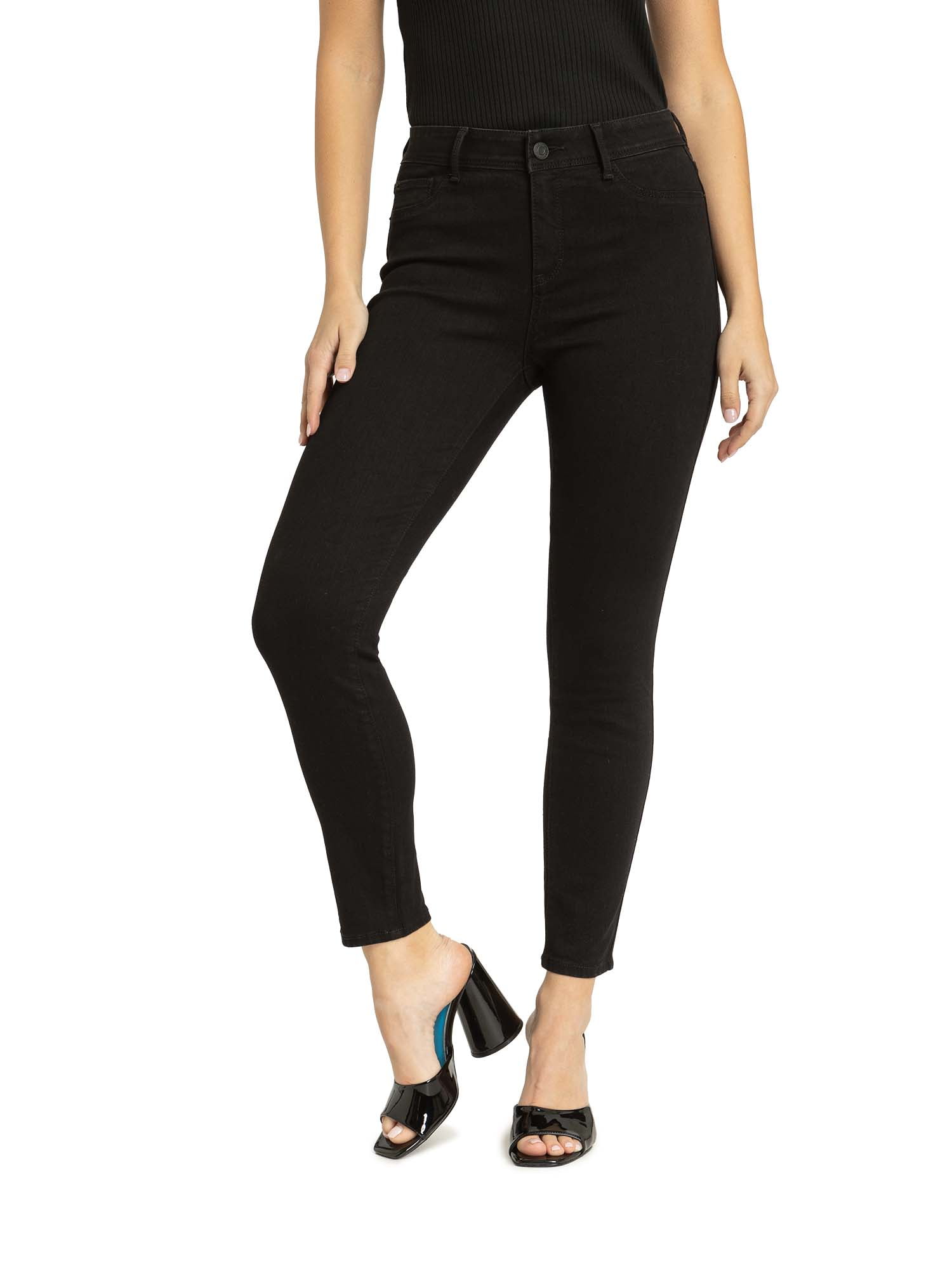 Jordache Women's and Women's Plus Essential High Rise Super Skinny Jean, Available in 28", 30" Inseams, Sizes 2-22