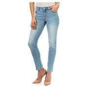 Jordache Women's Mid Rise Skinny Jeans, Available in 29" and 31" Inseams, Sizes 2-22